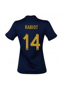 Frankrike Adrien Rabiot #14 Fotballdrakt Hjemme Klær Dame VM 2022 Korte ermer
